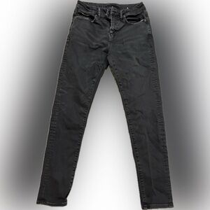 Men’s American Eagle black straight‎ leg jeans - no holes- size 29/32